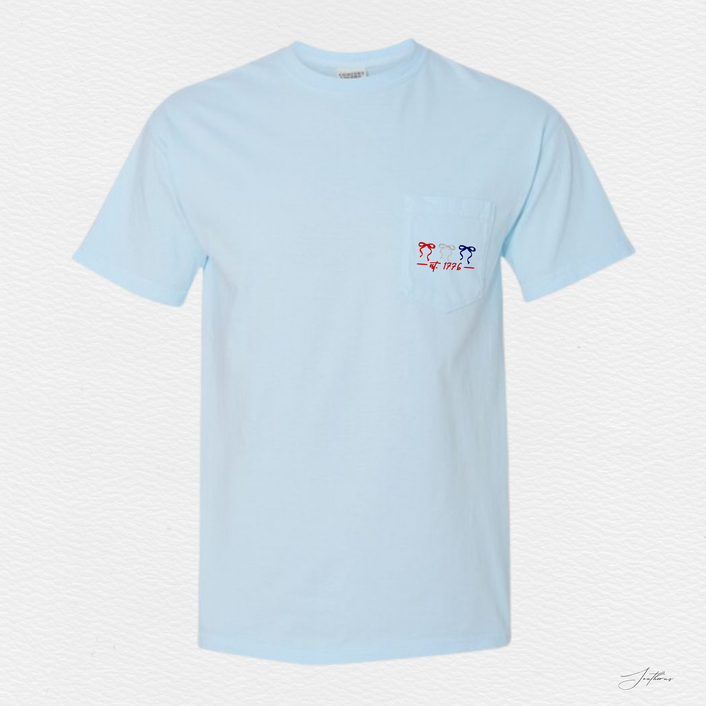 1776 & Bows Pocket Tee