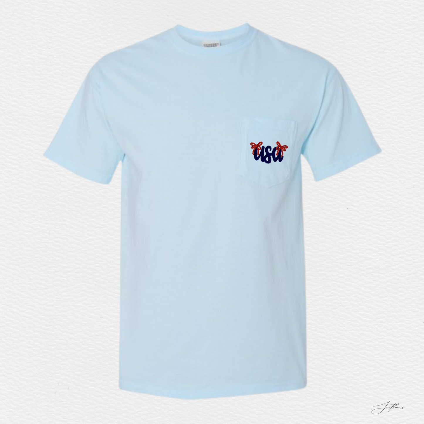 Patriotic Bows Pocket Tee